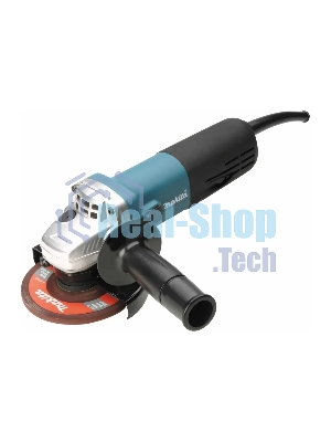 Угловая шлифовальная машина машина Makita 9557HNRK 840Вт 11000об/мин рез.шпин.:M14 d=115мм