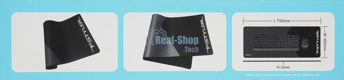 Коврик для мыши A4Tech FStyler FP70 черный 750x300x2мм
