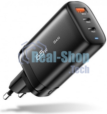 Зарядное устройство 220В 65Вт KS-is (KS-606) GaN