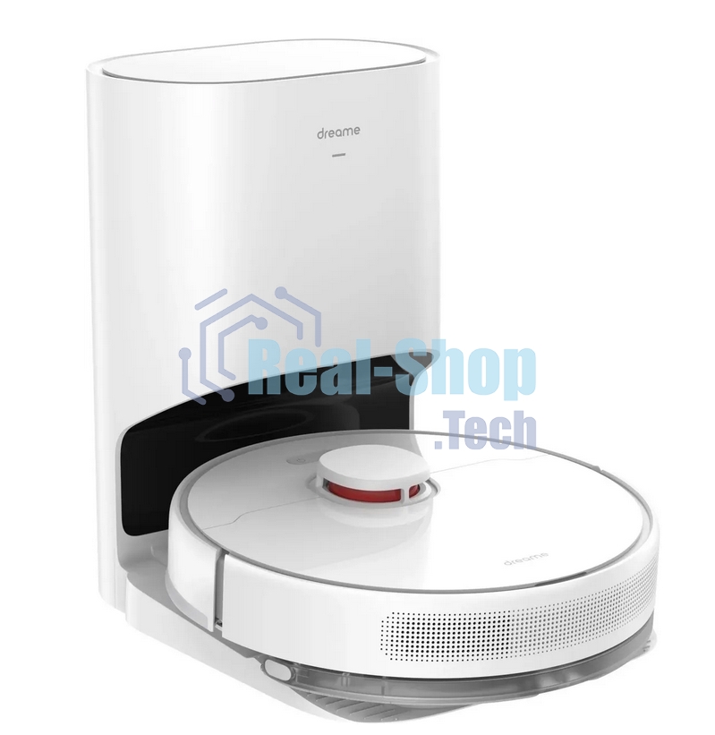 Робот-пылесос Dreame RLS3D Vacuum and Mop D10 Plus белый, 46 Вт, 5200 мА·ч Li-Ion, уборка сухая/влажная, пылесборник контейнер 0.4 л