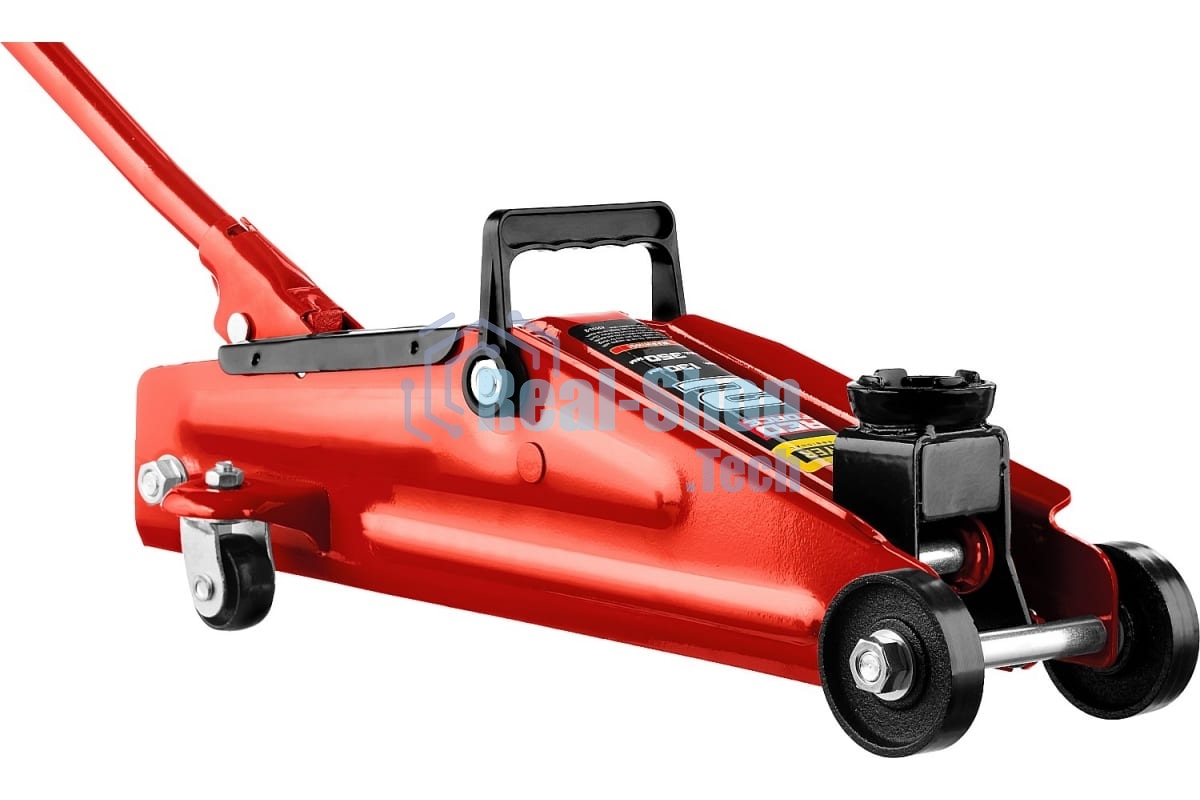 Домкрат STAYER 43153-2 гидравлический подкатной red force 2т 130-350мм