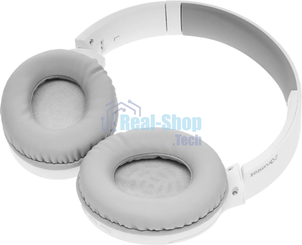 Гарнитура беспроводная накладная A4Tech 2Drumtek BH300 белый/серый беспроводные bluetooth оголовье (BH300 GRAYISH WHITE)