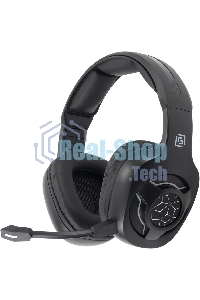 Гарнитура беспроводная/проводная с микрофоном Оклик HS-L575G черный накладные BT оголовье (1895253)