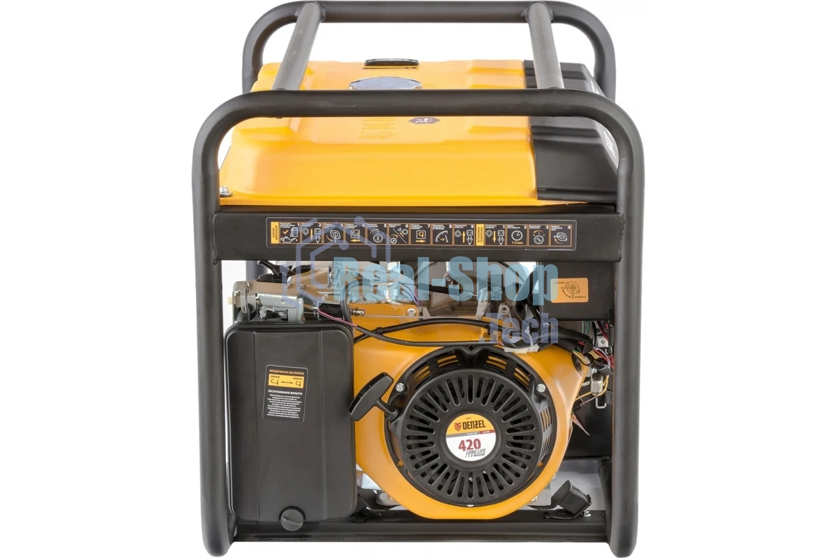Электрогенератор бензиновый Denzel PS-55EA, 5.5 кВт, 85 дБ, 86 кг