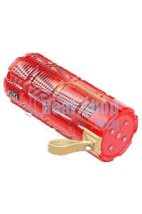 Портативная колонка HOCO HC7 красный LED подсветка