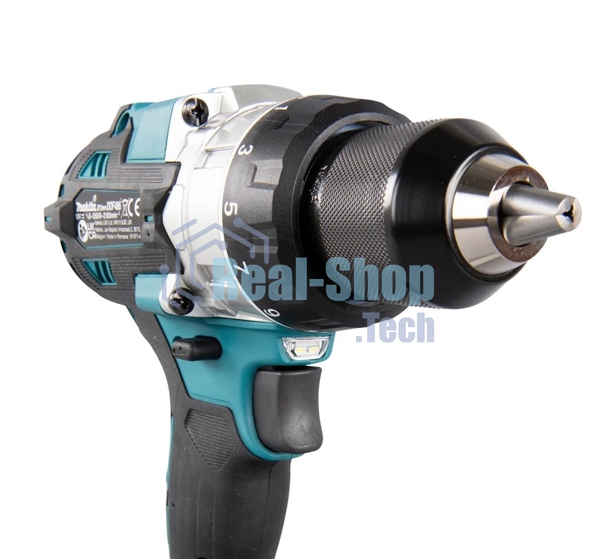 Дрель-шуруповерт аккумуляторная Makita DDF486Z, 18 В, Без АКБ, аккумуляторная