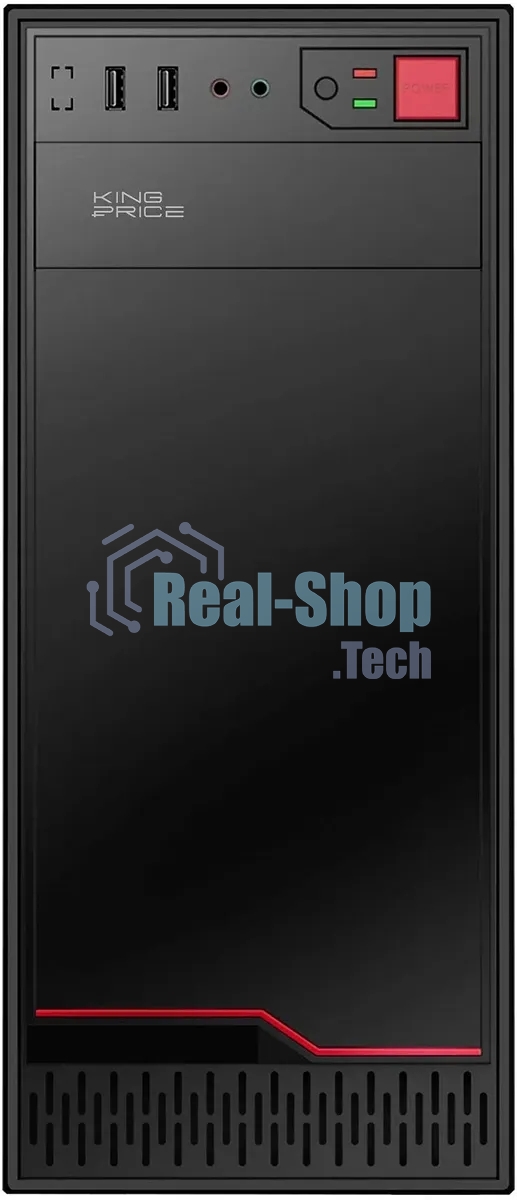 Компьютерный корпус KingPrice KPCC-MD201 черный без БП ATX 1x80мм 4x120мм 2xUSB 2.0 audio