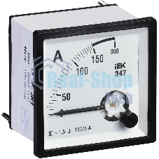 Амперметр аналоговый DEKraft 150/5А AC 72х72мм КТ 1,5 трансф. подкл.