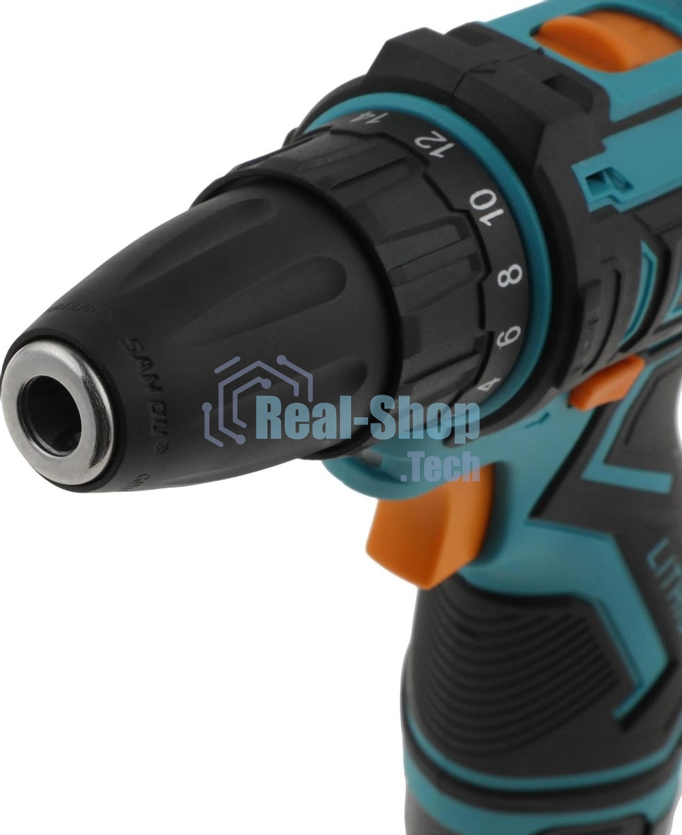 Дрель-шуруповерт Bort BAB-12x2Li-FD, Аккумуляторная, 12В, 2 АКБ