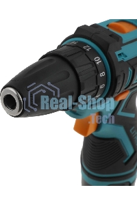 Дрель-шуруповерт Bort BAB-12x2Li-FD, Аккумуляторная, 12В, 2 АКБ