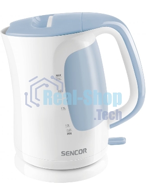 Чайник электрический Sencor SWK 2510WH пластик, 2,5 л, 2200 Вт, белый