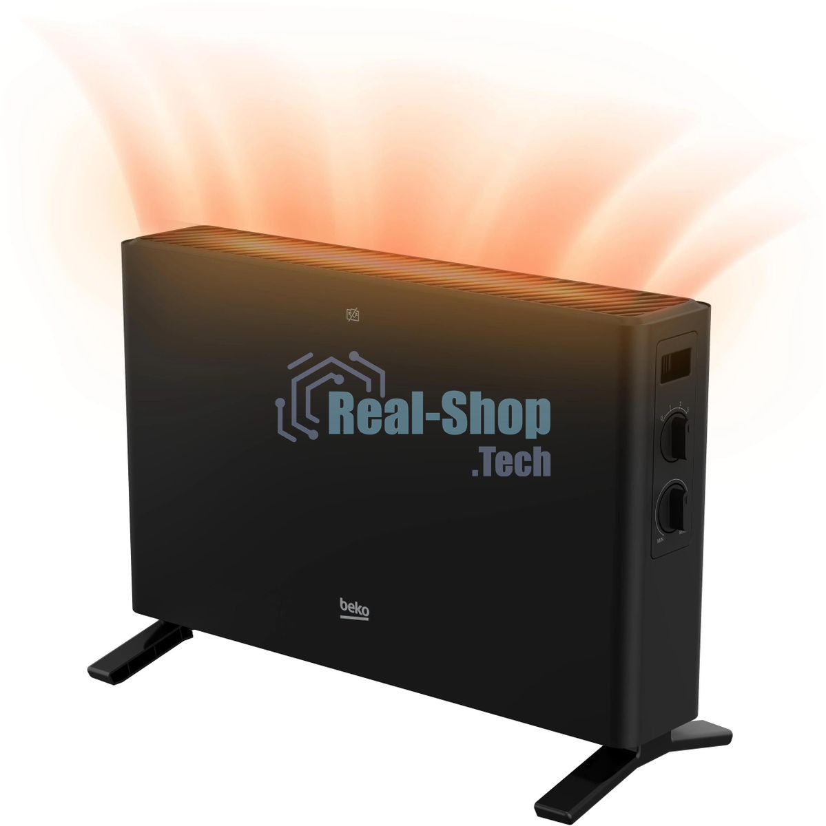 Конвектор Beko Winter Range RHC 5218 B черный, 1800 Вт, 20 м2, термостат