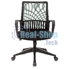 Кресло Бюрократ MC-201/TW-11 черный, сетка, 120 кг, механизм качания
