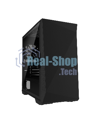 Компьютерный корпус ZALMAN Z1 ICEBERG, MicroATX, черный, WINDOW, 2xCOMBO (3.5