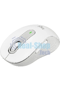 Мышь беспроводная Logitech Signature M650 белый, 4000 dpi, радиоканал, Bluetooth, USB, кнопки - 5