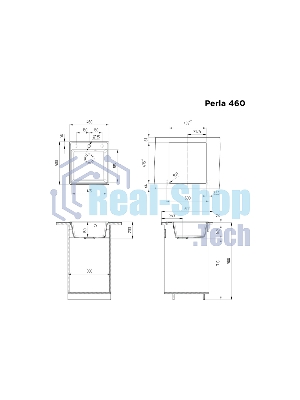 Кухонная мойка Maunfeld Perla 460 MFQS-460BG бежевый