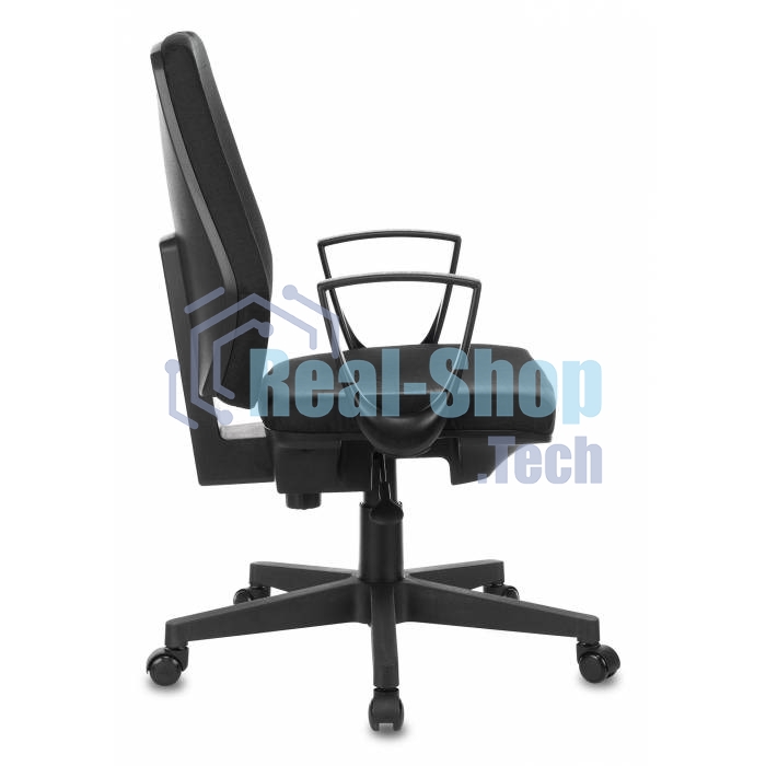 Кресло компьютерное Бюрократ CH-545 черный 38-418, крестовина пластик