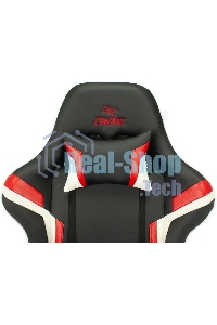 Кресло игровое ZOMBIE Z4, на колесиках, искусственная кожа, черный/красный (viking zombie z4 red)