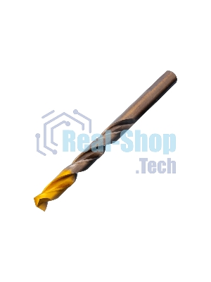 Набор сверл по металлу Denzel 1-10 мм, Р6М5К8-TiN, Golden Tip, 19 шт