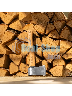 Топор кованый Denzel 680 г, американский тип, буковая рукоятка, 360 мм, EFP