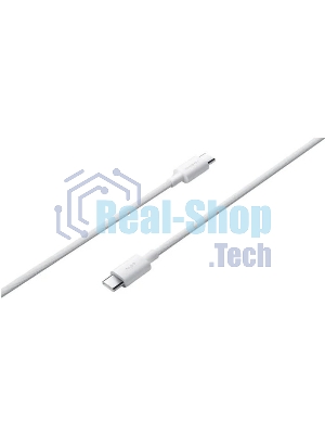 Кабель Xiaomi 3A Braided USB-C to USB-C Cable 1m белый