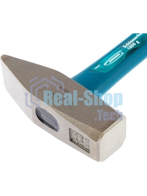 Молоток слесарный Gross 10279 1000 г, квадратный боек, фиберглассовая обрезиненная рукоятка