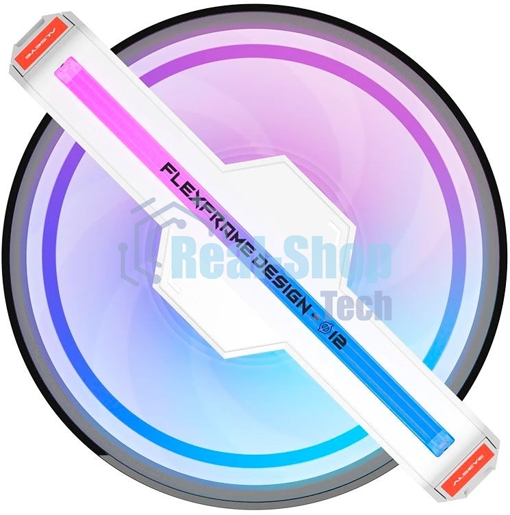 Вентилятор для корпуса ALSEYE Φ12(DM12)-W (Clear Frame)