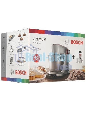 Кухонная машина Bosch MUM9YX5S12 планетар.вращ. 1600Вт серебристый