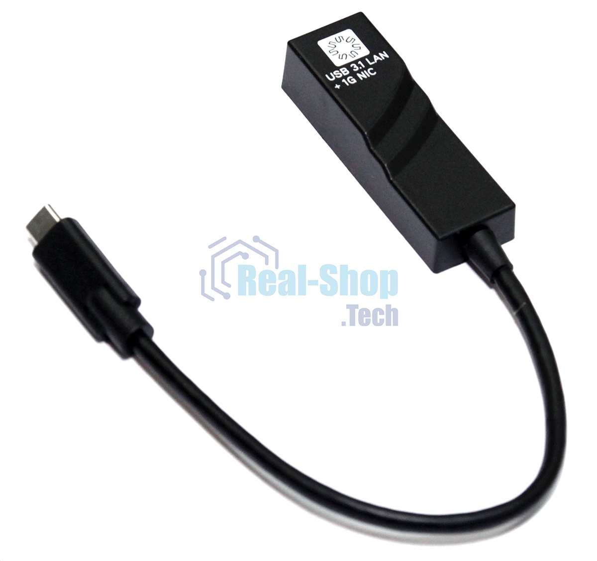 Кабель-адаптер 5bites UA3C-45-07BK USB3.1, RJ45 1G, черный