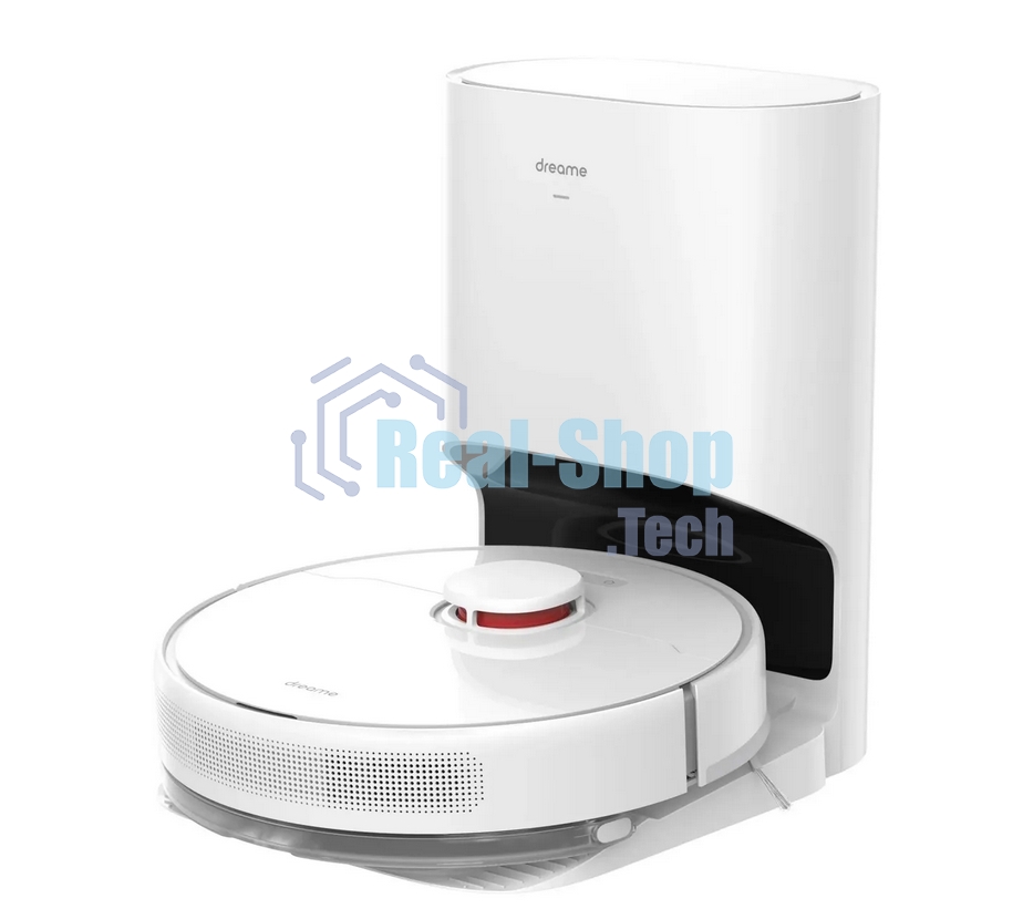 Робот-пылесос Dreame RLS3D Vacuum and Mop D10 Plus белый, 46 Вт, 5200 мА·ч Li-Ion, уборка сухая/влажная, пылесборник контейнер 0.4 л