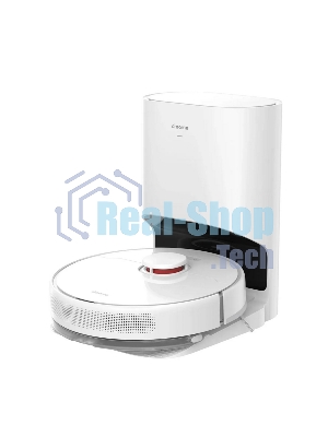Робот-пылесос Dreame RLS3D Vacuum and Mop D10 Plus белый, 46 Вт, 5200 мА·ч Li-Ion, уборка сухая/влажная, пылесборник контейнер 0.4 л