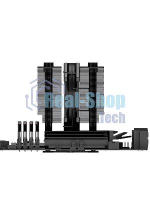 Кулер ID-COOLING SE-207-XT SLIM черный 120мм алюминий/медь 1800rpm 35db 4-pin 220W 135мм