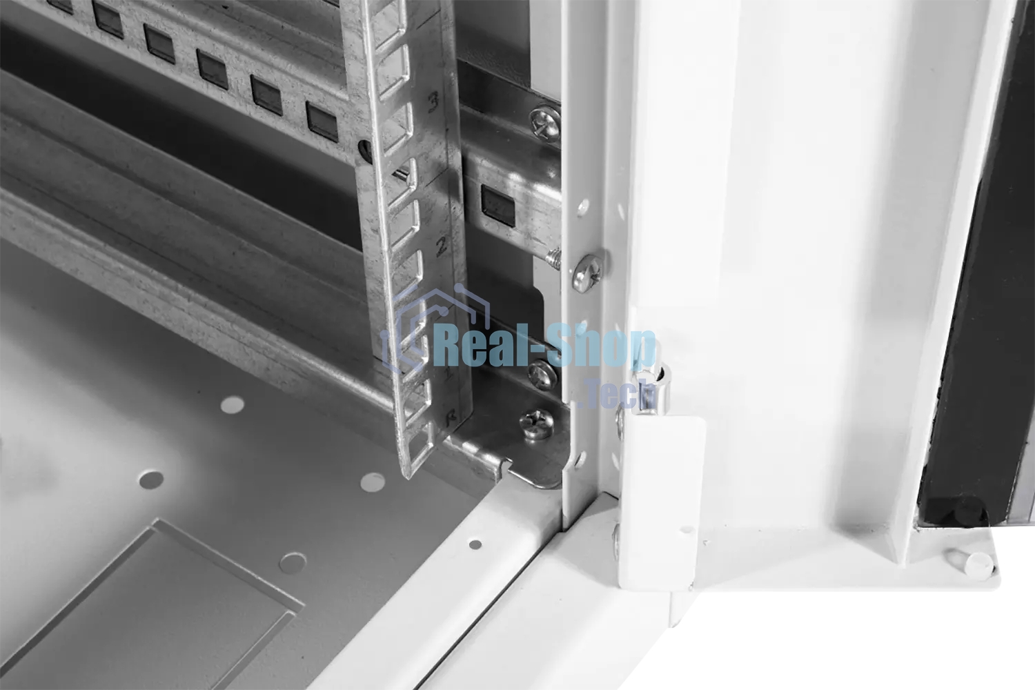 Шкаф телекоммуникационный напольный ЦМО ШТК-Э, IP20, 30U, 1454х600х1000 мм (ВхШхГ), дверь: стекло, боковая панель: сплошная, разборный, серый