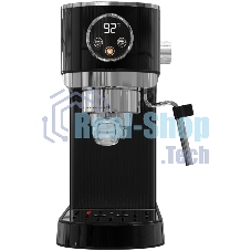 Кофеварка рожковая Korting KCM 1002 EN черный, молотый, 1.2 л, 1350 Вт, 20 бар