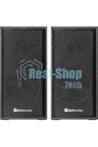 Акустическая система Defender SPK-240 2.0 черный (2x3 Вт, USB пит, раз. д. науш.)