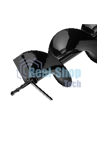 Шнек для грунта Denzel E-150, диаметр 15 0мм, длина 80 0мм, соединение 20 мм, несъемный нож