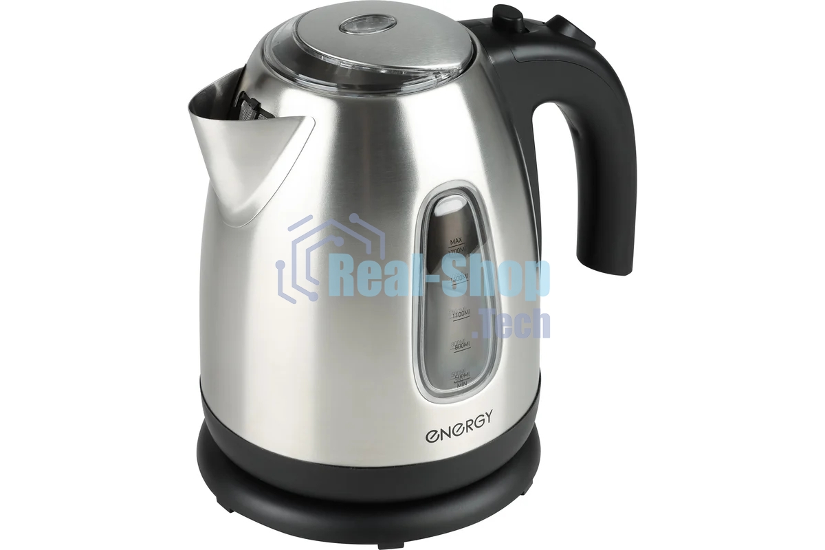 Чайник электрический Energy E-278 из нержавеющей стали,1.7 л, 1850-2200 Вт (в уп. 8 шт)