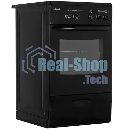 Плита электрическая Лысьва EF3001MK00 черный, конфорок 3 электрических, духовка 57 л, 50 см x 84 см x 60 см