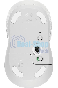 Мышь беспроводная Logitech Signature M650 белый, 4000 dpi, радиоканал, Bluetooth, USB, кнопки - 5