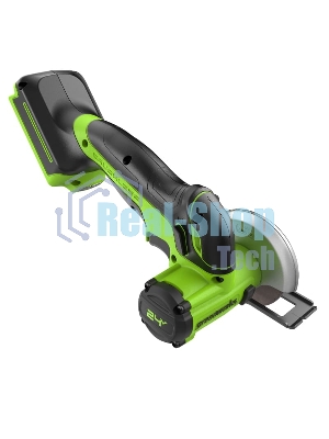 Угловая шлифовальная машина аккумуляторная GreenWorks GD24UCS, 24V, без АКБ и ЗУ (3402007)