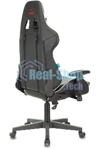 Кресло игровое ZOMBIE Z4, на колесиках, искусственная кожа, черный/красный (viking zombie z4 red)