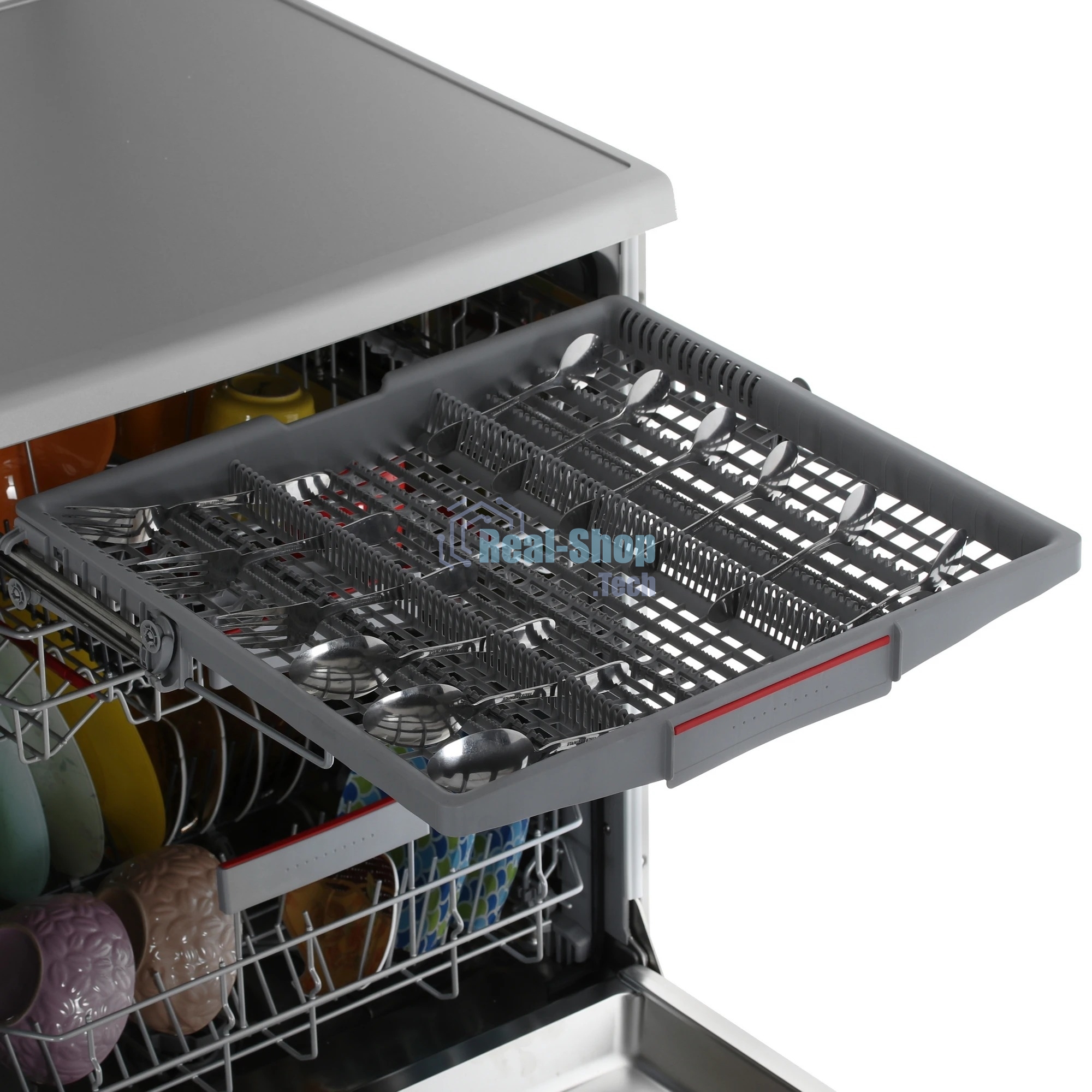 Посудомоечная машина Bosch SMS6EMI65Q, нержавеющая сталь, 60 см, 13 компл., 46 дБ, класс A