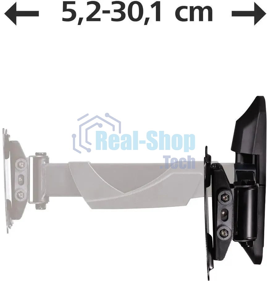 Кронштейн для телевизора Hama FULLMOTION черный, 10