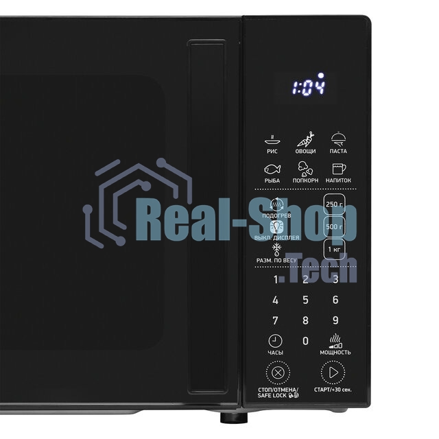 Микроволновая печь BBK 20MWS-806S/B черный, 20 л, 800 Вт, переключатели - сенсор