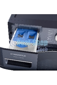 Стиральная машина Maunfeld MFWM1410SB02 темно-серебристый, загрузка фронтальная 10 кг, 1400 об/мин., класс: А+++
