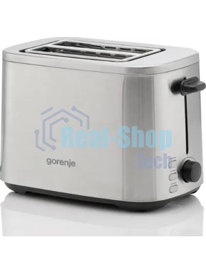 Тостер Gorenje T800DS нержавеющая сталь, 800 Вт, 2 слота