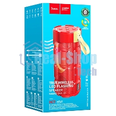 Портативная колонка HOCO HC7 красный LED подсветка