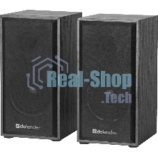 Акустическая система Defender SPK-240 2.0 черный (2x3 Вт, USB пит, раз. д. науш.)
