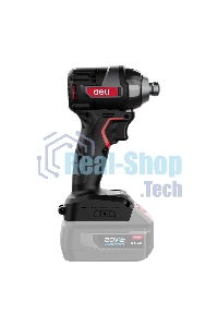 Винтоверт ударный аккумуляторный Deli DE-QZ20-1A4 (1АКБ*4А·ч + ЗУ, 20V, 200Нм, 0-3600об/мин, 0-3600уд/мин, сумка)