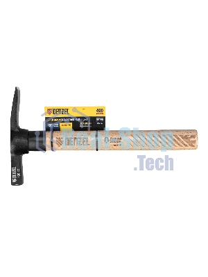 Молоток каменщика Denzel 400 г, буковая рукоятка, EFP